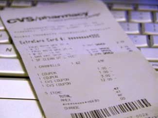 CVS Receipt 1-27-08